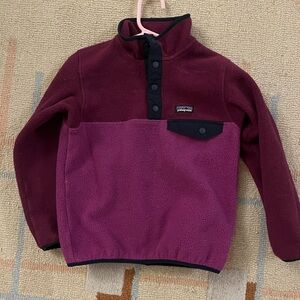 Kids Patagonia Half Button Synchilla